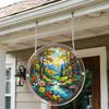 Acrylic Jigsaw Puzzle Suncatcher Colorful Stained Glass Style Sun Catcher DIY