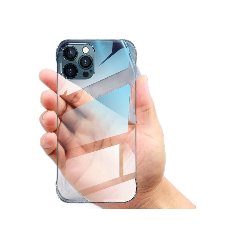 Half-pack for Apple 14promax Phone Case Transparent IPhone13 Full Pack 11 Simple 12 Shockproof Protective Case