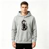 Herren Samurai Drachenprint Pullover Hoodie Lässiger Langarm Grafik Sweatshirt
