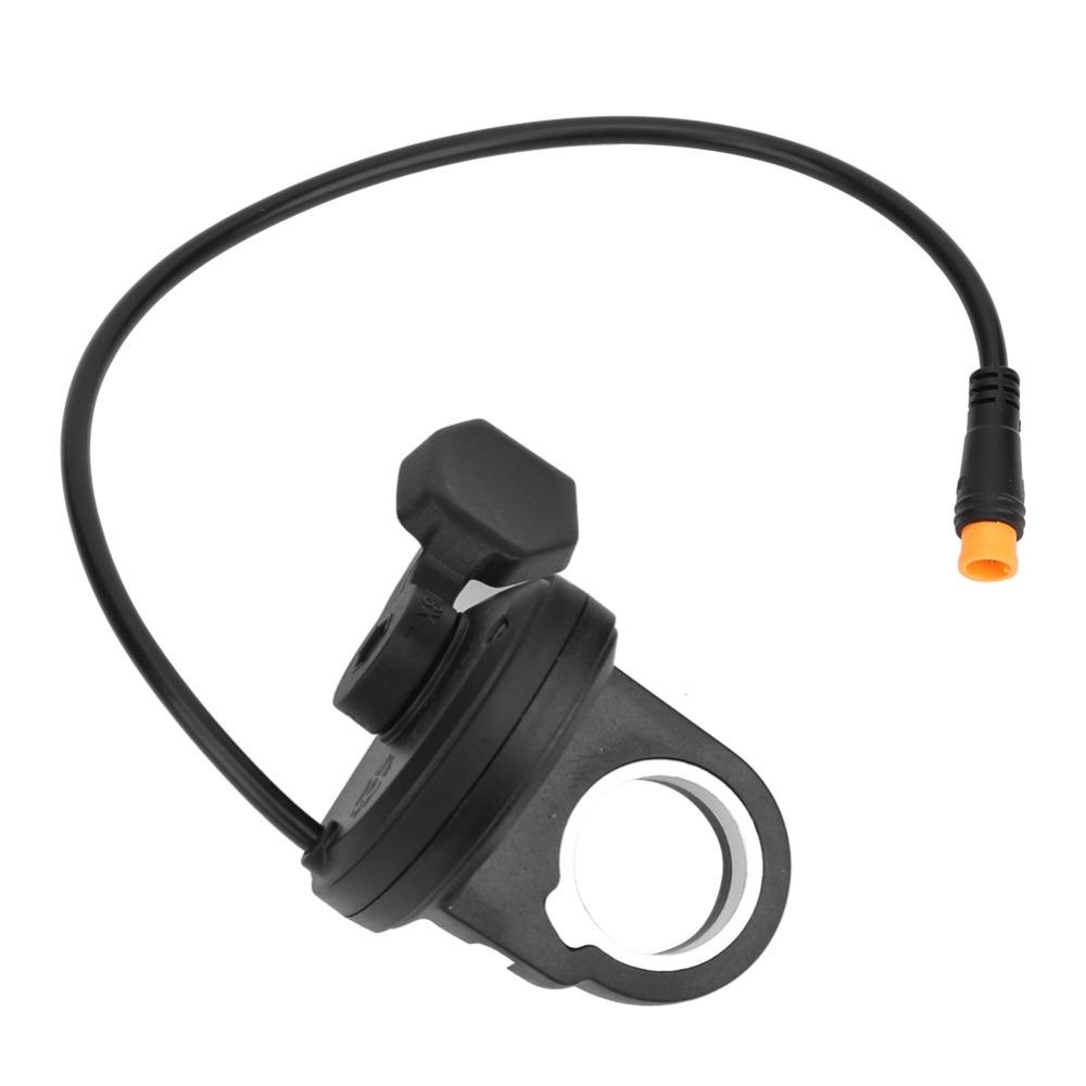 Left Hand EBike Thumb Throttle 3 Pin Connector Speed Governing Throttle  Electric Scooters