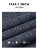 Men's 100% Merino Wool Half-Zip Pullover Sweater - Warm Winter Wear for Middle-Aged Men