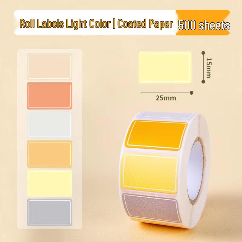 Small Colored Sticky Note Labels for Students - Self-Adhesive Classification & Name Stickers