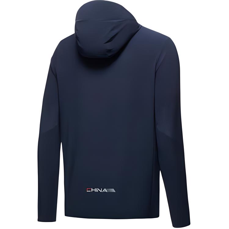 Anta Casual Breathable Hooded Zipper Comfortable Quick-Dry Insect-Repellent UV-Protection Sun Protection Jacket Unisex Jacket 452330107-2