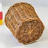 Wicker Planter Basket with Waterproof Liner Handwoven Natural Brown Willow Flowerpot