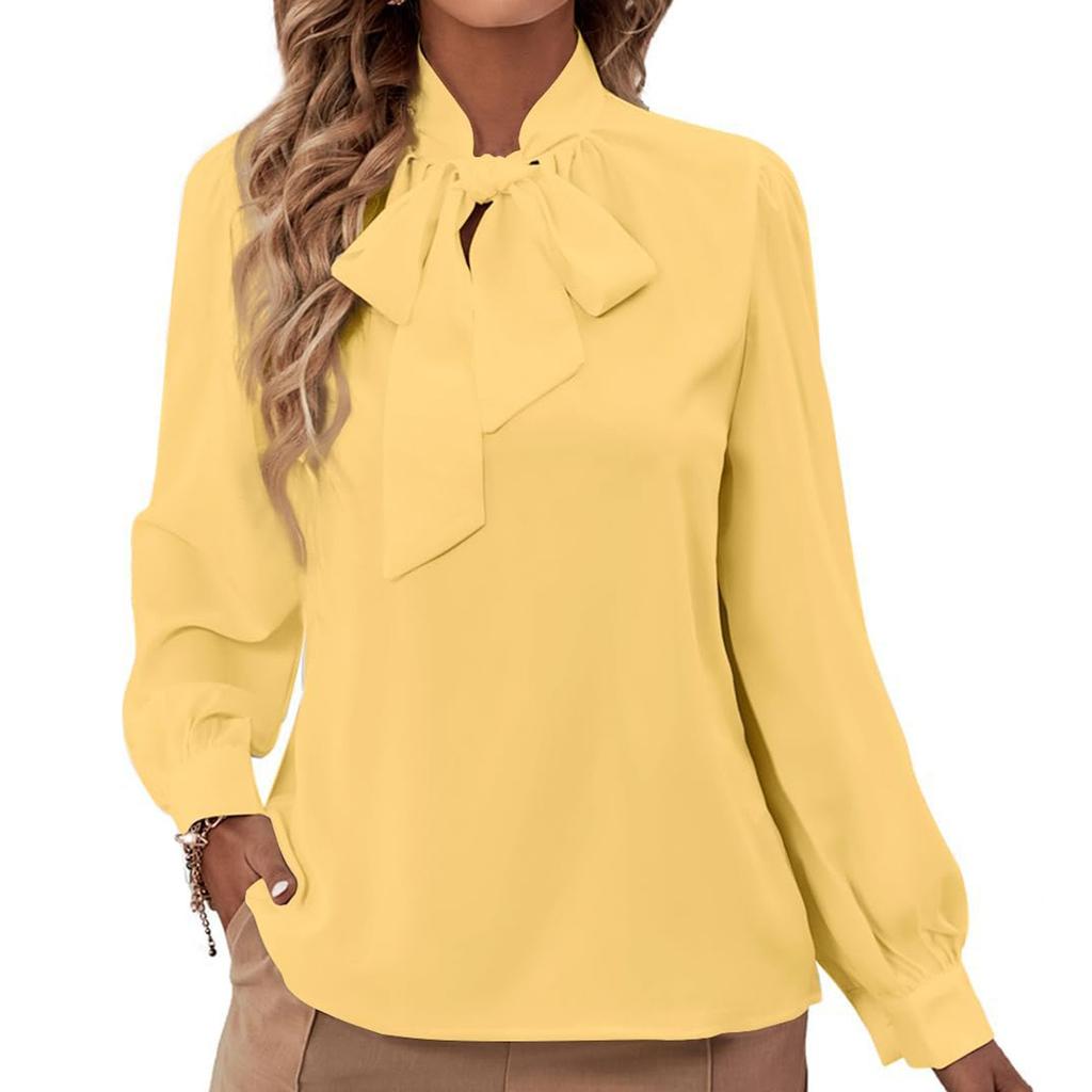 Women's Casual And Fashionable Solid Color Long Sleeved Shirt Top Long Sleeved Shirt Top