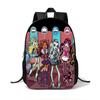 Plecak Szkolny Dla Dziewcząt Chłopców Z Lekkiego Materiału Nylonowego I Nadrukiem Monster High Do Użytku Szkolnego