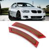 2pcs Plastic Car Front Bumper Reflector Lights Side Marker Lamp Reflective Light Fit for E92 E93 2007 2012