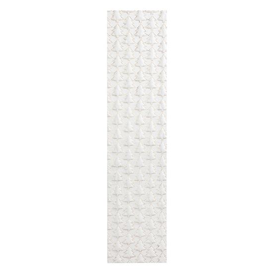 Christmas Table Runner 3D Xmas Tree Table Runner Thickened Sequin Tablecloth for Holiday Home Farmhouse Dining Table Decor