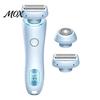 Bikini Trimmer with LED Display Women Electric Shaver 2 Heads, Razor Hair Removal Epilator Display, for Face Eyebrow Body Underarms Legs