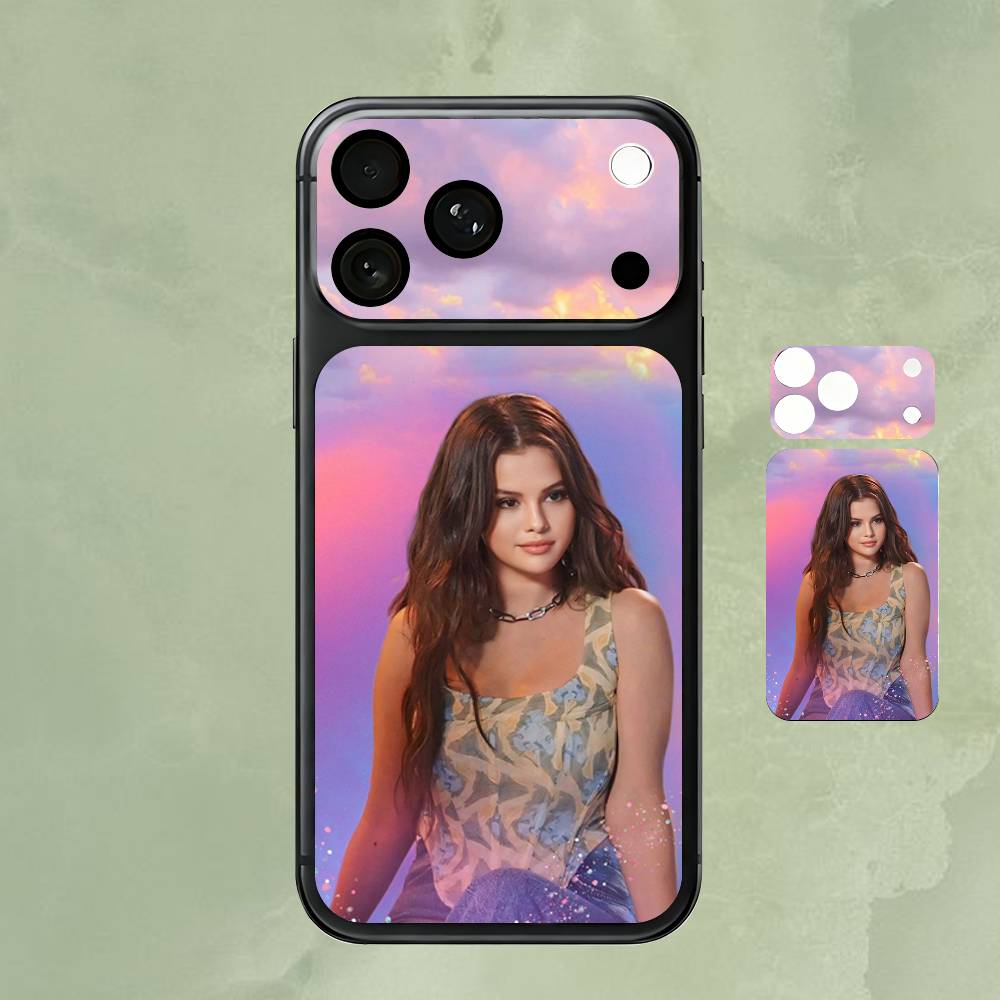 

S-Selenna G-Gomezz For Apple iPhone 17 Pro Max Full Back Cover Decal Wrap Skin Rear Protective Sticker Film iPhone17pro