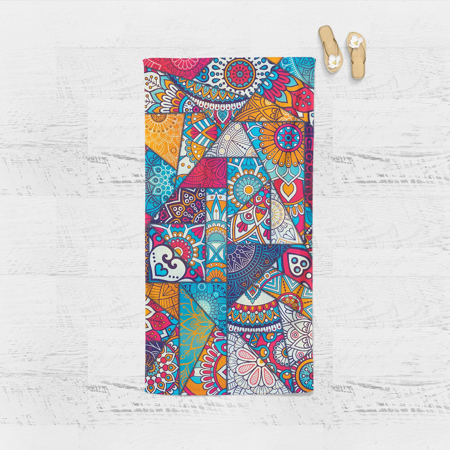 Beach Towel Plain Beach Towels High Quality Printed Sand Free Microfiber Beach Towel 70*140cm&200-400 GSM