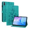 For Infinix Xpad 20 Case Lily Flower Imprint Card Slots Leather Tablet Cover
