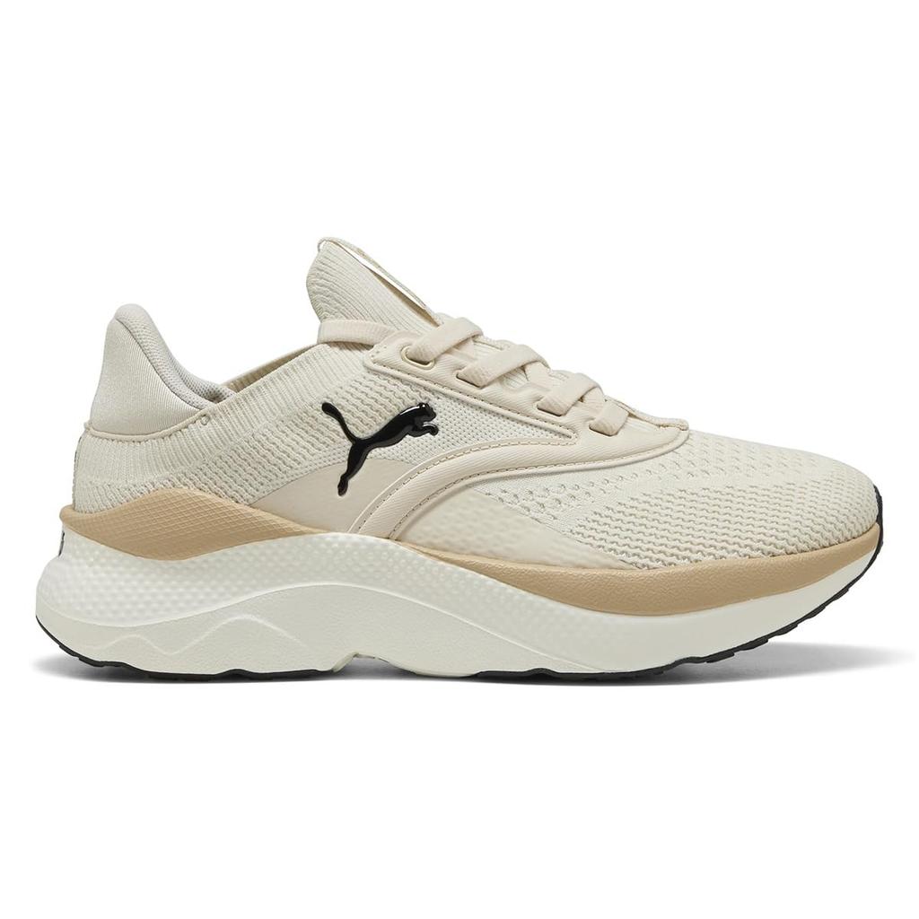 PUMA SOFTRIDE Maeve Running 2025 Alpine Black Size cm Women's Shoes, Spring/Summer Colors Snow/Warm White/Puma (16), 22.0