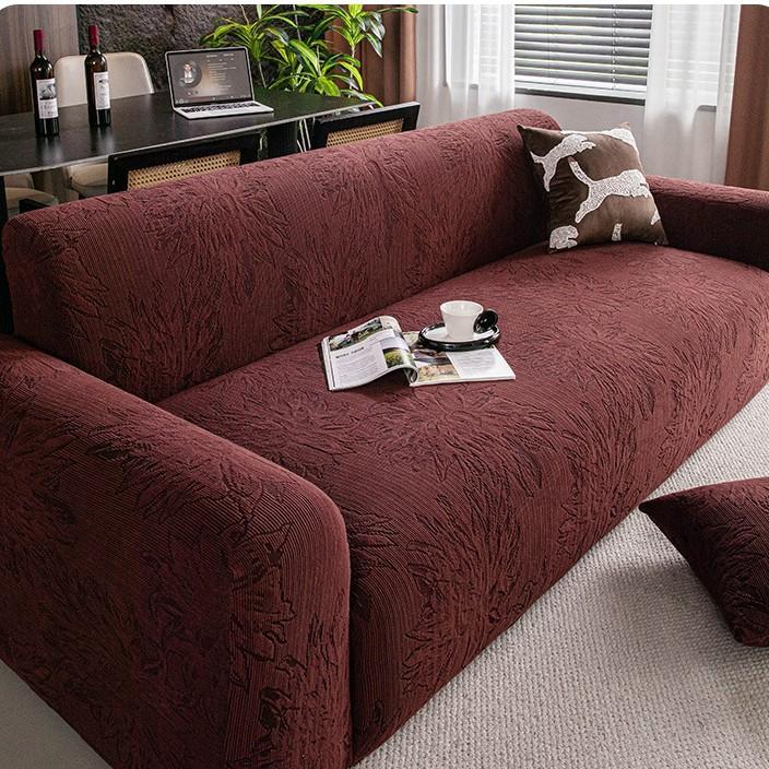New European Retro Jacquard Velvet Season Versatile All Elastic All Purpose Cover