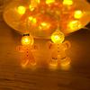 Christmas Festive Atmosphere Decoration Led String Lights, Small Lights, Children'S Cartoon Pendants, Colored Light Strings