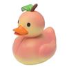 Fruit Duck Figurine Peach Pineapple Grape Strawberry Banana Resin Statue Sculpture Home Office Decoration Ornament