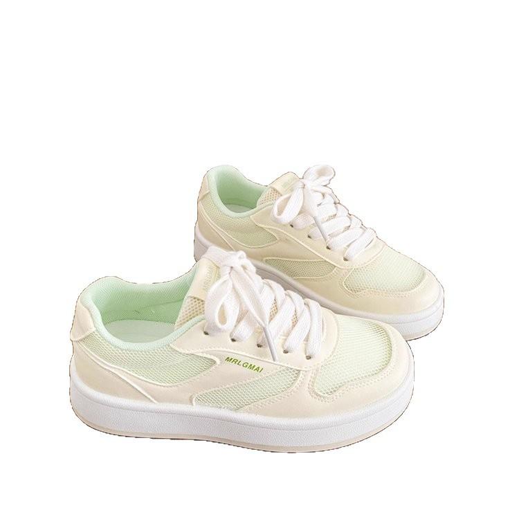 Fashion Shallow Mouth Shoes Woman 2025 Slip On Sneakers All-Match Female Footwear Mixed Colors Modis Round Toe New Sports Dress Breathab