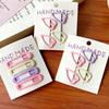 New Macaron Color Hair Clips - Cute Star & Heart Designs for Women and Girls