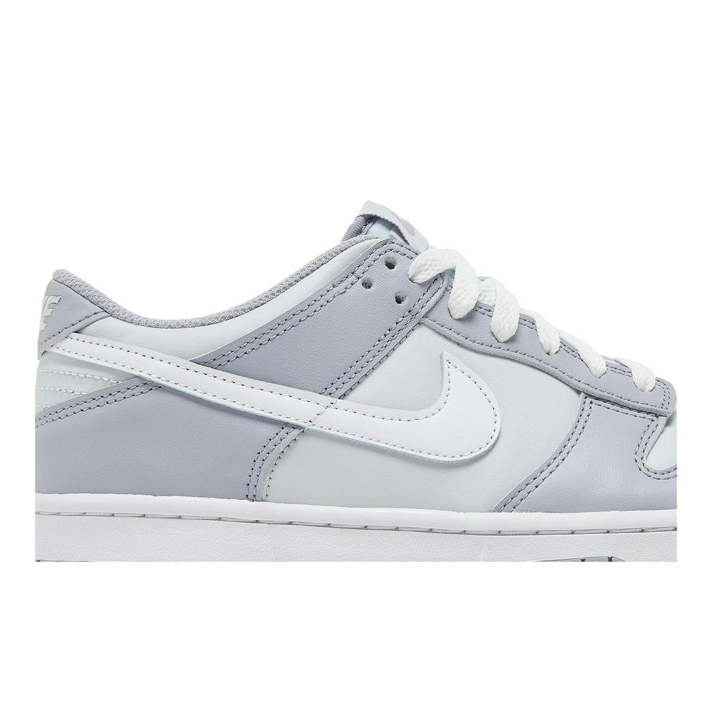 Nike Dunk Low Grade School 'Pure Platinum Wolf Grey' (Unisex) Pure Platinum / White / Wolf Grey Kids' Skateboarding Shoes DH9765 001
