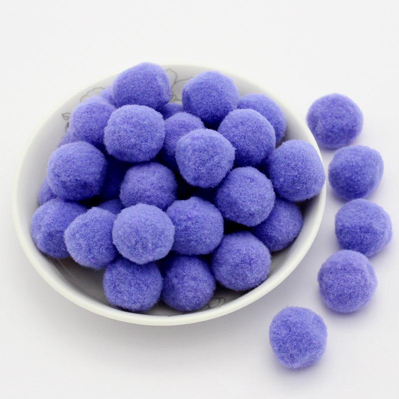 Colored Pompoms 81015202530Mm High Elasticity Soft Diy Pom Poms Fuzz Ball Pompom For Crafts Wedding Decor Kid Creative Toy