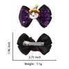 2Pcs/Set New Halloween Cartoon Hairpins Bows Hair Accessories Lace Sequin Hairpins Children Cute Barrettes Kids Gift