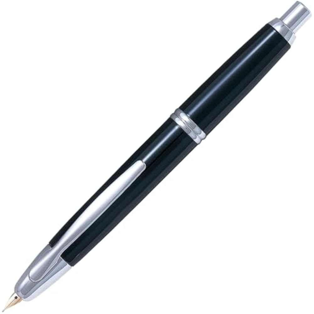 PILOT Mannenhitsu Capless Fountain Pen B M Black FCN1MRBM