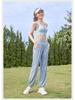 Plus Size Women's Quick-Dry Ice Silk Sun Protection Pants - Slimming, Breathable, Mosquito-Repellent Outdoor Sportswear