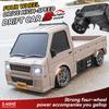 Non-Toxic 2.4G 1/24 Rc Drift Small Delivery Truck With Lights Remote Control Four-Wheel Drive Racing Off-Road Car Kids Toys Children Christmas