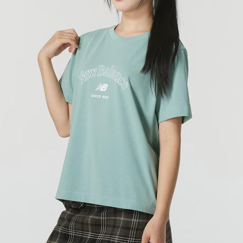 New Balance T Shirt Women's Light Green NEE36042-EMD