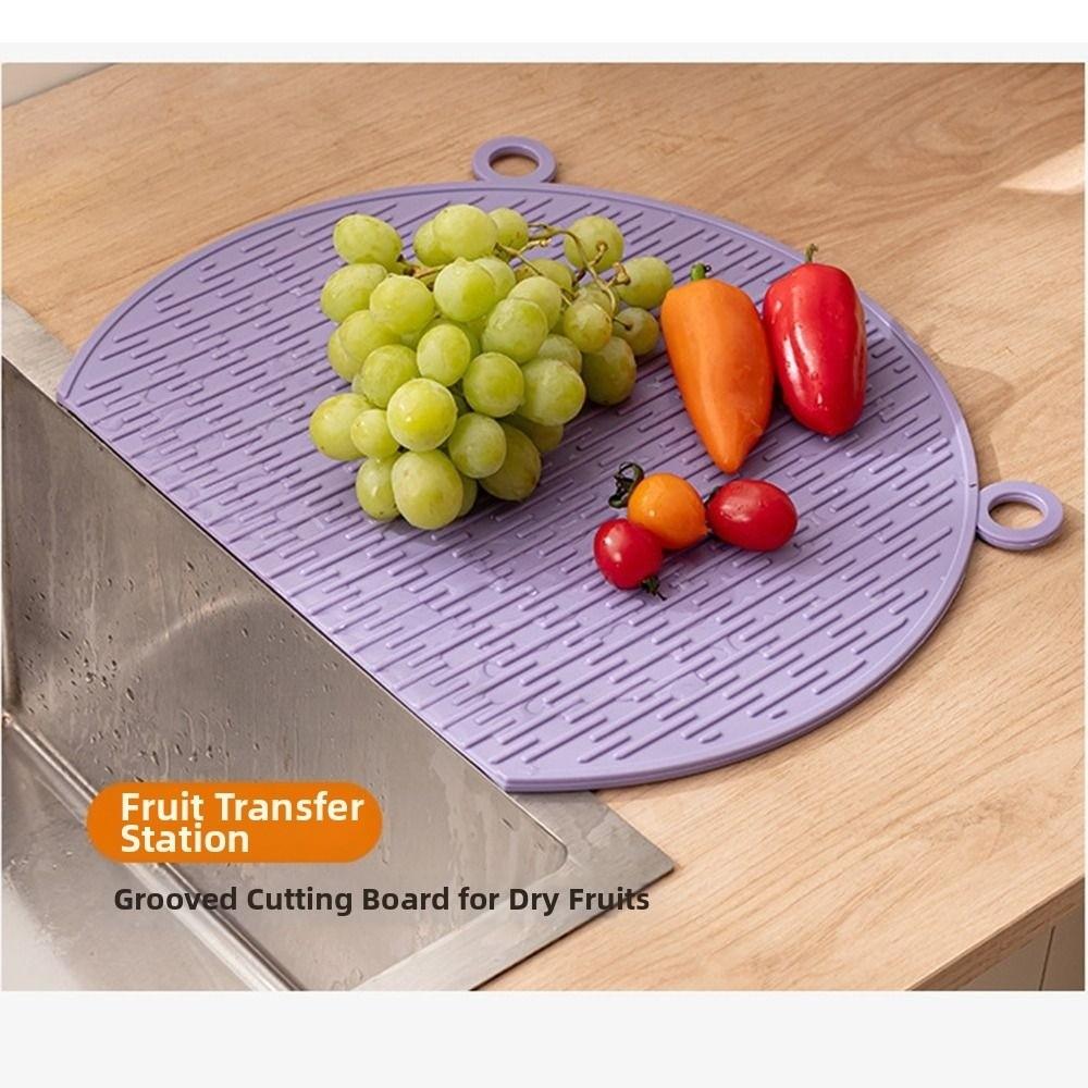 Anti-Mold Semi-Circular Cutting Board Anti-Bacterial Kitchen Chopping Block Restaurant Use