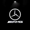 For Mercedes Benz A C E Class GLE GLB GLC W205 W212  2pcs Car Door Welcome Light Led HD Projector Lamp Courtesy Lights FI1