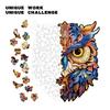 Owl Puzzle Wooden Special-Shaped Splicing Toy Youth Puzzle Decompression Manual Puzzle