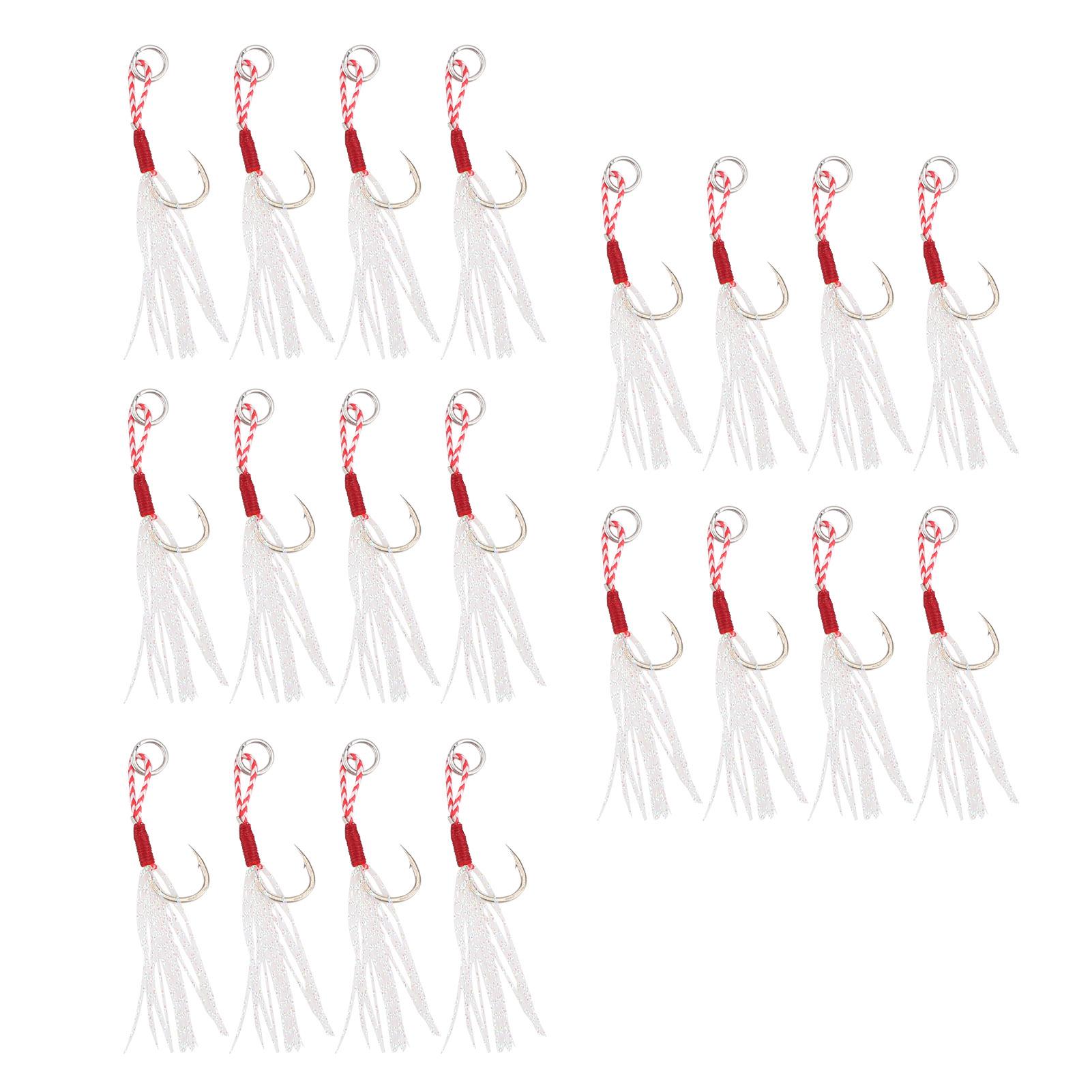 

20Pcs Binding Wire Iron Plate Hook Bright Lines Sea Fishing Fishook Accessory 10#