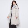Women's Versatile Solid Mid-Length Down Jacket