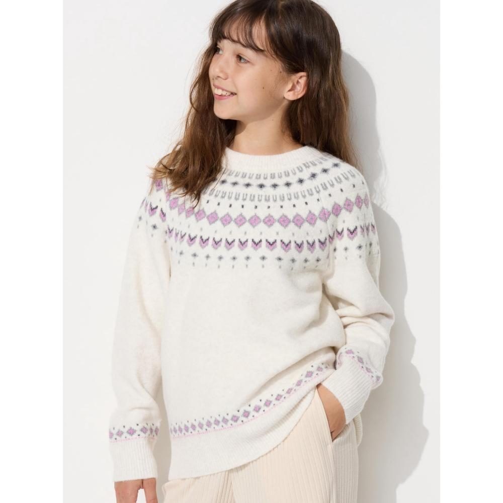 

Uniqlo Kids Supleyan свитер Fair Isle