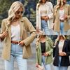 Women's Winter 2025 Short-Sleeve Casual Blazer: Versatile Professional Outerwear
