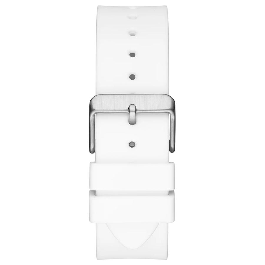 Multifunktionale Herren-Quarzuhr, gelbes Silikonarmband, schwarzes rechteckiges Zifferblatt, Freizeituhr, GW0203G2