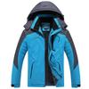 Men's Windproof Ski Mountaineering Jacket: Warm Fleece-Lined, Thick, Cotton Coat for Cold Weather, Unisex, Plus Size Available