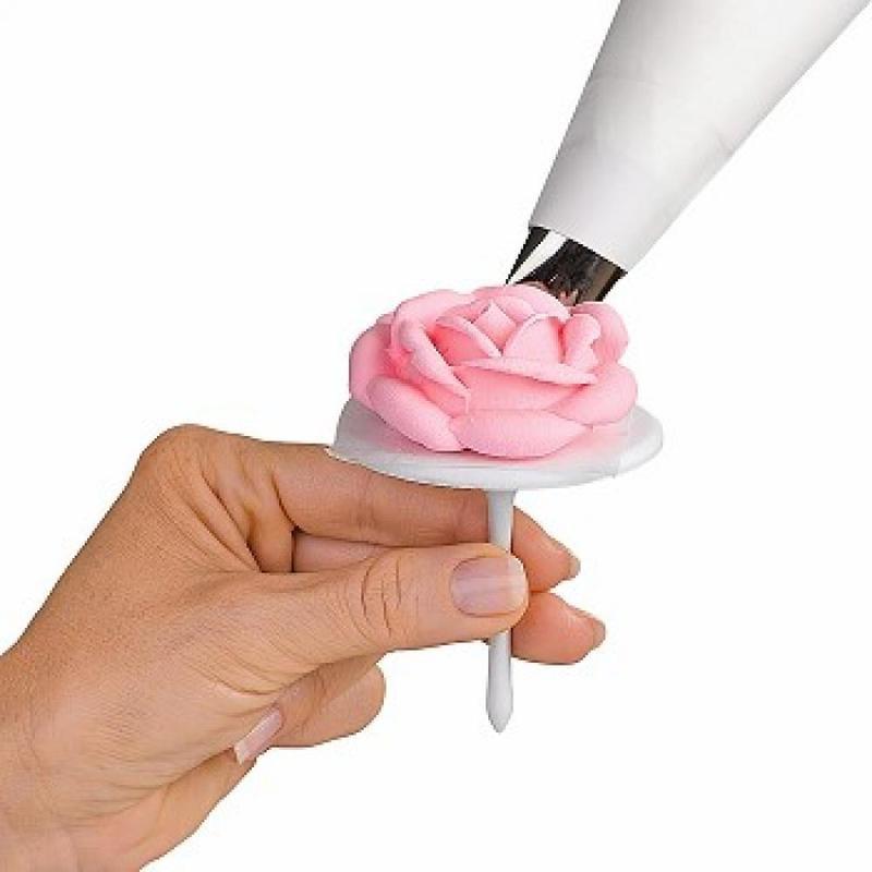 4pcs/set Cake Cupcake Stand Icing Cream Decorating Tool Cake Flower Needle Nail Baking Tools