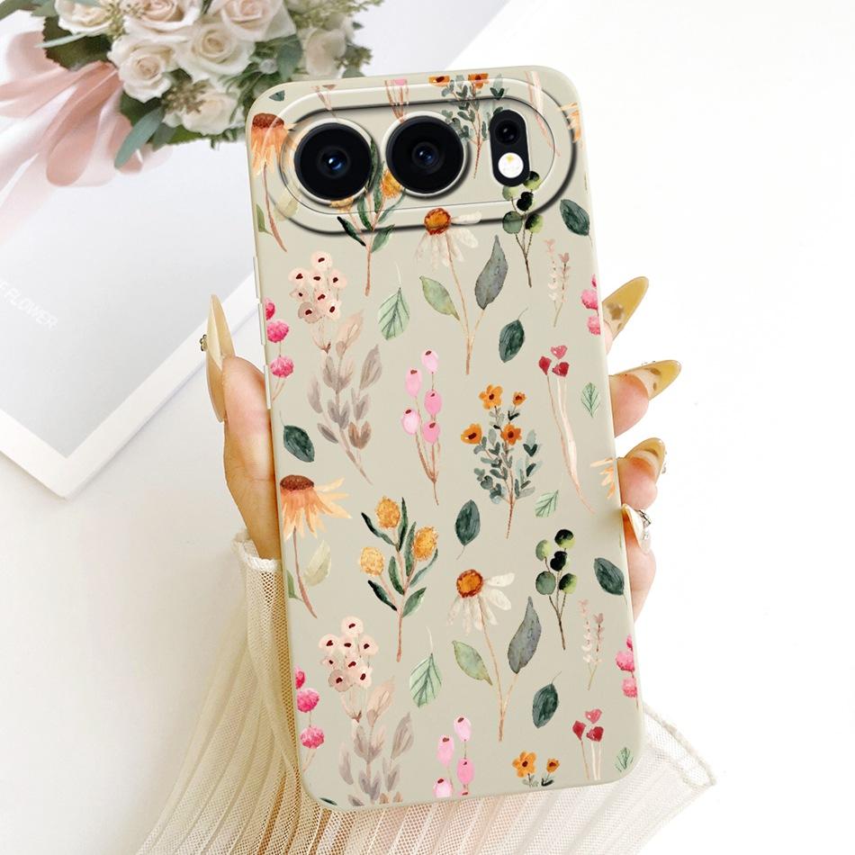 For Honor 500 5G 2026 Cute Cat Flower Cartoon Phone Case For Honor 500 MEY-AN00 Shockproof Soft Silicone Covers Bumpers