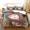 3D-gedrucktes Junji Ito Manga Bettwäscheset Jungen Mädchen Twin Queen Größe Bettbezug Kissenbezug Bett Kinder Erwachsene Heimtextil