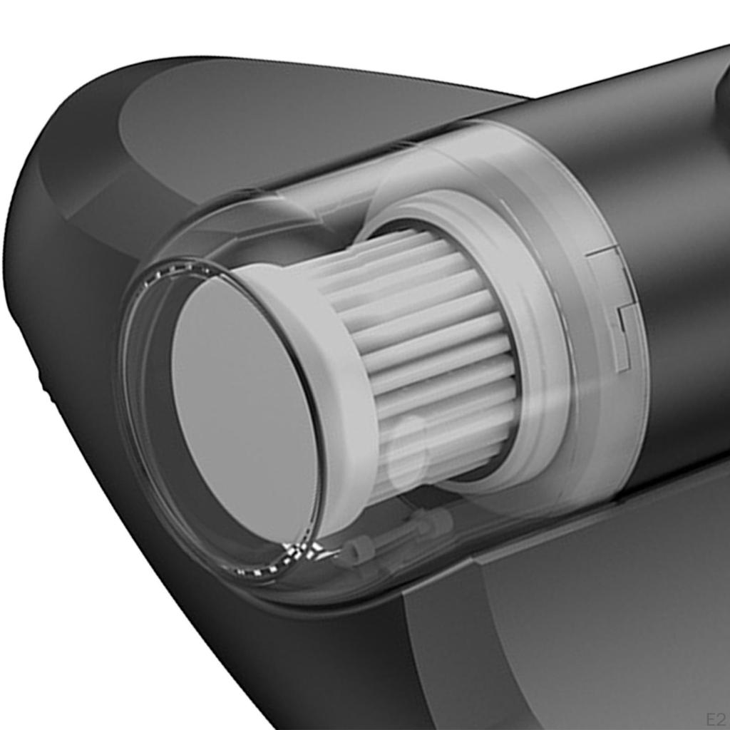 Vysavač na roztoče 10000PA Silný sací výkon Bezdrátový pro matrace Přikrývky Černý