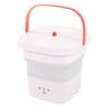 Mini Washing Machine Foldable Small Washing Machine Wash and Dry with Drain Basket for Kids Clothes Underwear Apartment