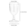1/6pcs Detachable Wine Glass Portable Detachable Plastic Wine Glasses Lightweight Fall Resistance Reusable For Camping Outdoor