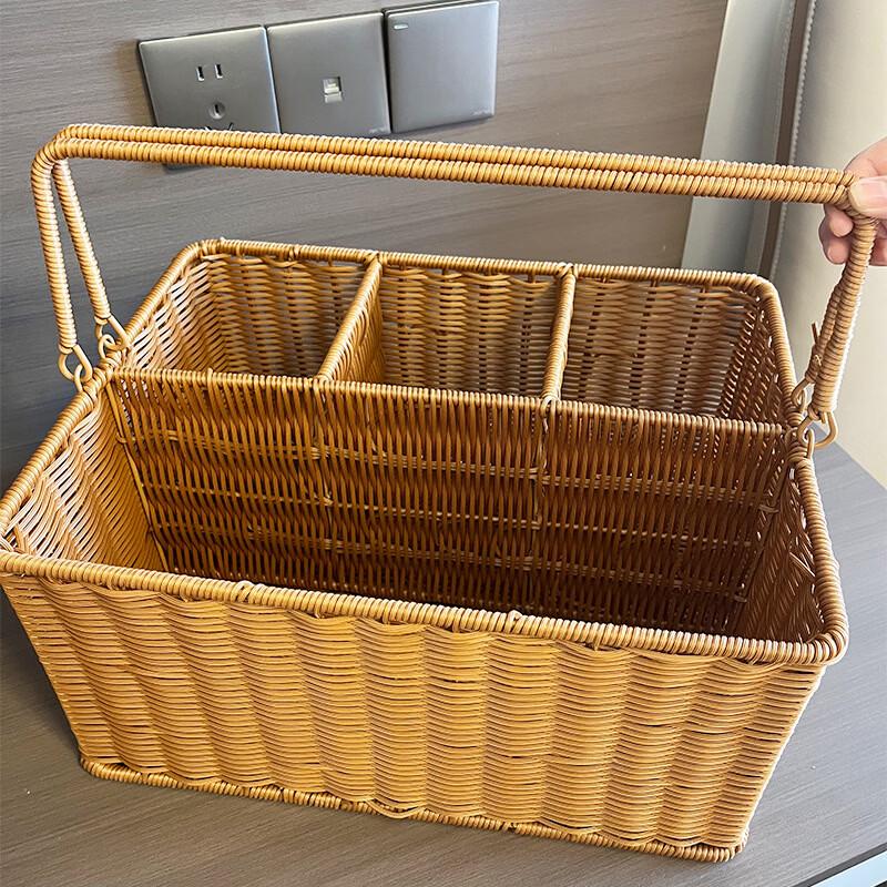 Большая плетёная ивовая корзина для хранения