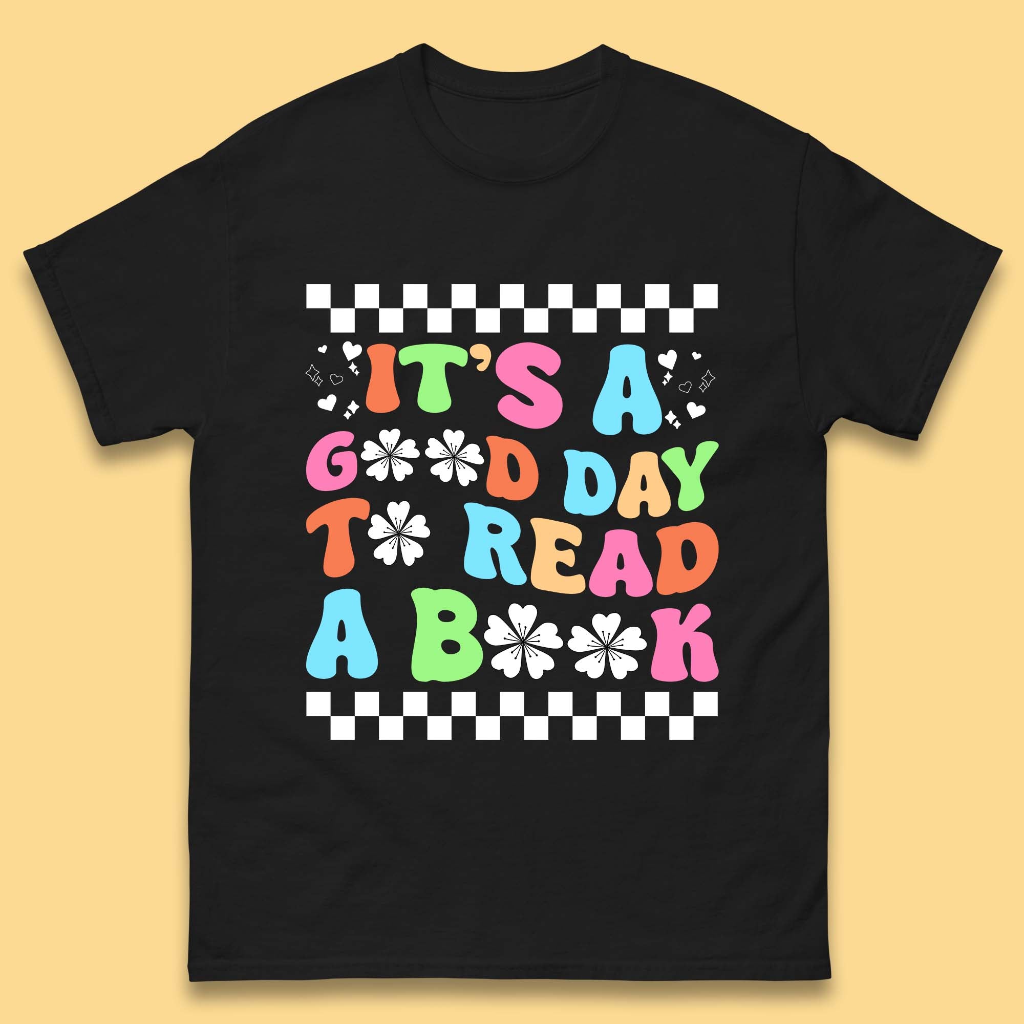 It s A Good Day To Read A Book T-Shirt Womens Tops Tees S