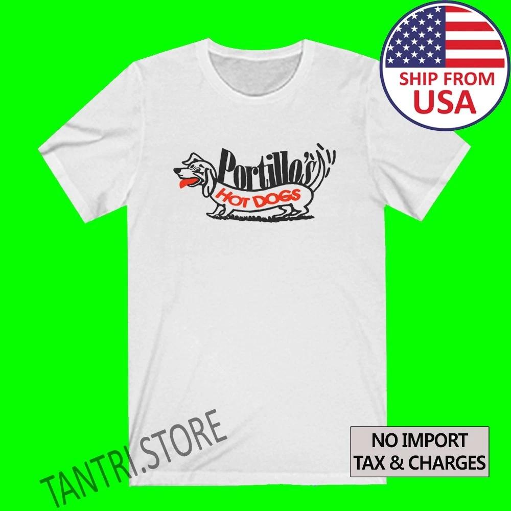 Portillo s Hot Dog Men s White Size S to 3XL S