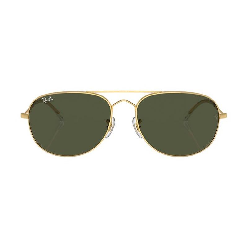 RAYBAN Temple Logo Metal Aviator Pilot Sunglasses Unisex Couple Style Multicolor 001/31 57 0RB3735-001/
