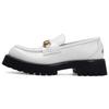 Gucci Horsebit Leather Women's Casual Shoes Women's White 577236 DS800 9050