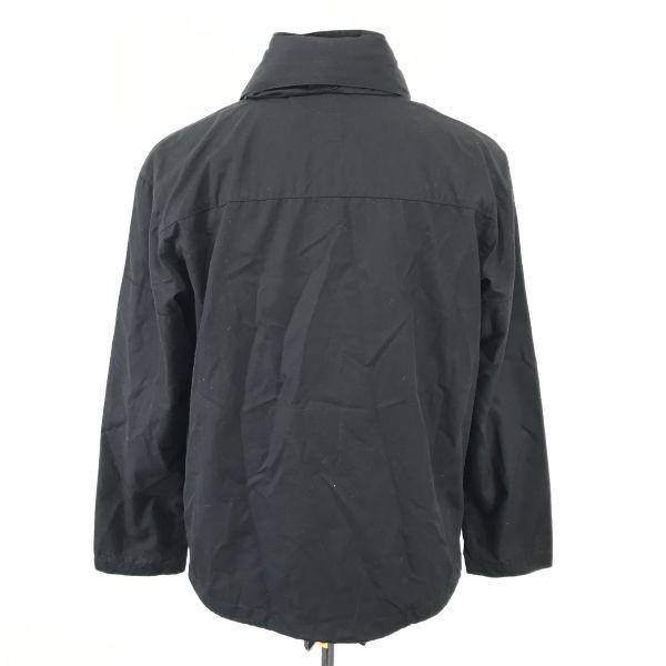 SHIPS 2way Zip-Up Mountain Parka Men’s Size 2 M Black Detachable Hood Outer Jacket(USED)